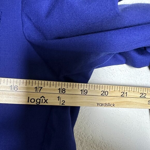 Mantoni Blazer Coat Jacket Men 38R Formal Blue Plain Disco Retro Minimal Party - Picture 10 of 14